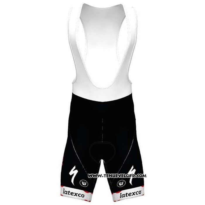 2020 Maillot Ciclismo Deceuninck Quick Step Blanc Rouge Manches Courtes et Cuissard